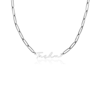 Signature Name Necklace - Silver