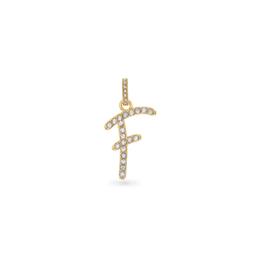 Pavé Initial Pendant (Gold)