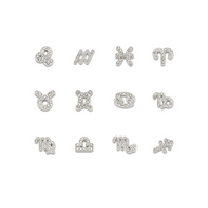 Made Mine Charms - Pave Zodiac Charms (Silver)
