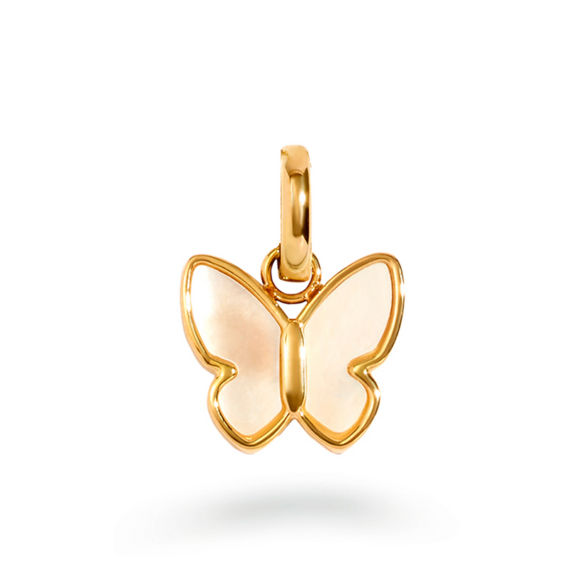 Pearl Butterfly Pendant (Gold)