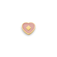 Rose Quartz Clover Charms (Gold) - Clover