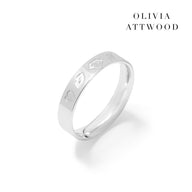 Custom Stamped Ring (Silver)
