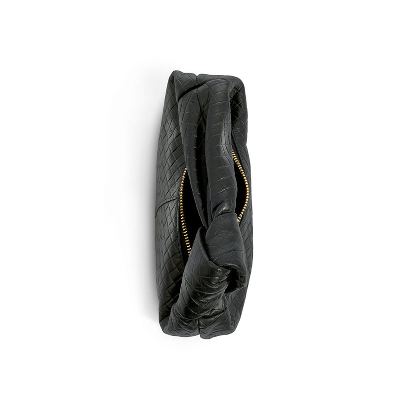 Vienna Mini Leather Bag (Black)