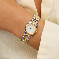 Pearl Belgravia & Bracelet Set (Gold)