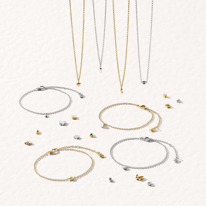 Fine Molten Heart Necklace (Gold)