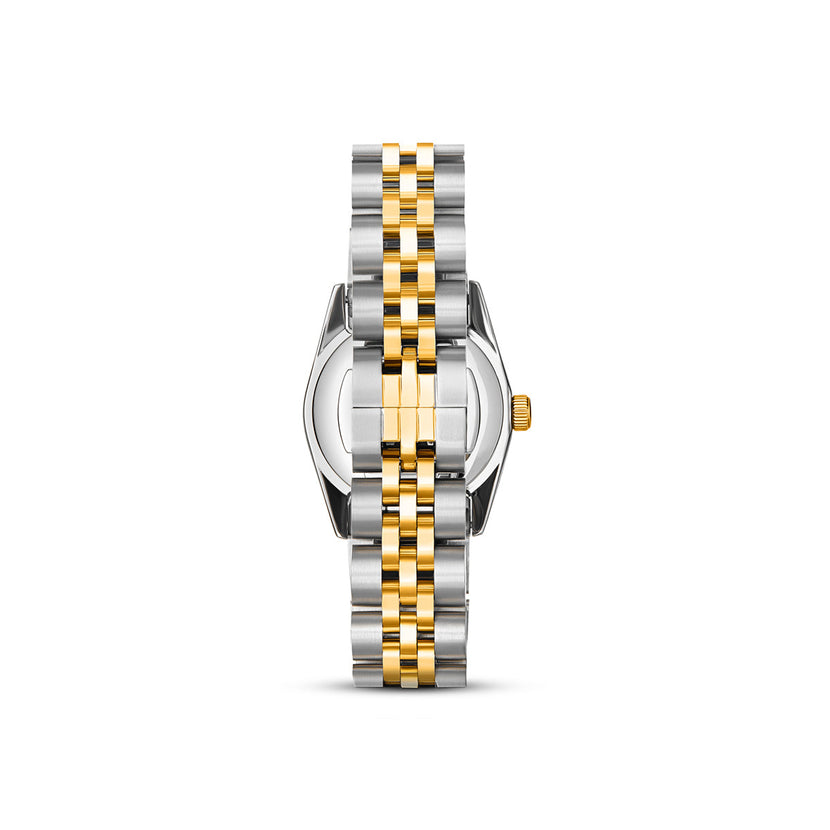 Mini Two Tone Pearl Link Belgravia 23 Watch