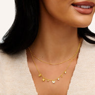 Made Mine Fine Charm Necklace (Gold)