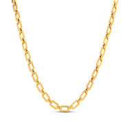 Statement Link Necklace (Gold)
