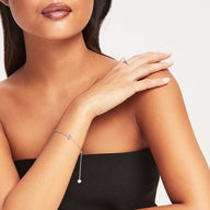 Stacey's Stories Doodle Heart Bracelet & Necklace Set (Silver)