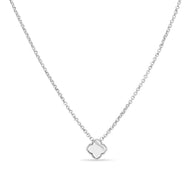 Pearl Clover Necklace (Silver)