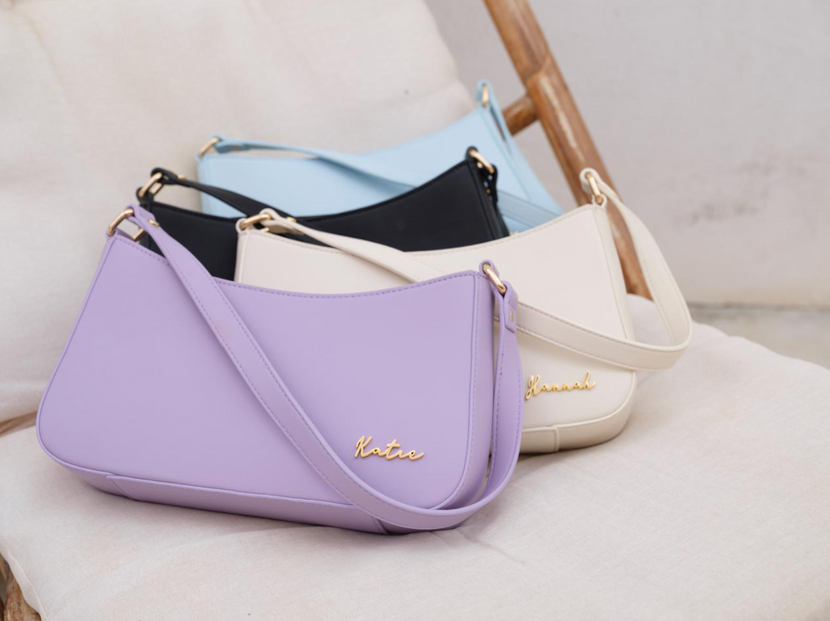 Lilac Underarm Scoop Bag