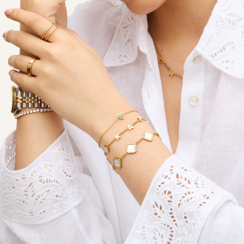 Made Mine Name Bracelet (Gold)