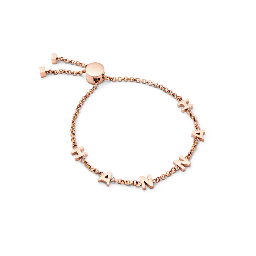Made Mine Name Bracelet (Rose Gold)
