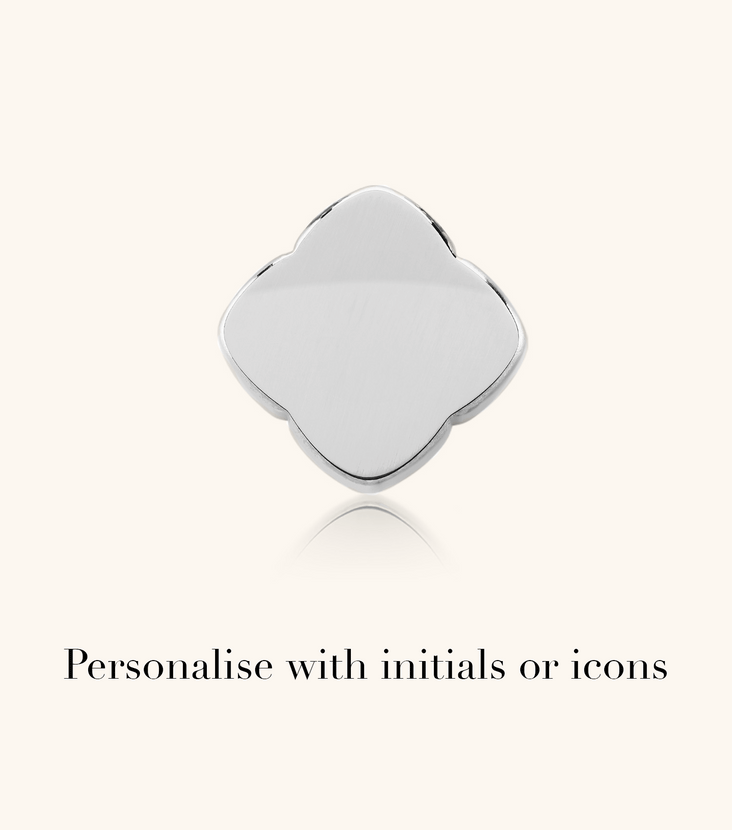 Pearl Clover Necklace (Silver)