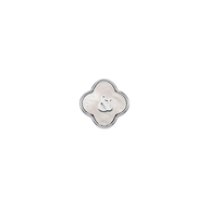 Pearl Clover Charms (Silver) - &