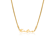 Signature Name Necklace (Gold) (Copy)