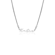 Signature Name Necklace - Silver