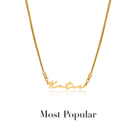Signature Name Necklace (Gold) (Copy)