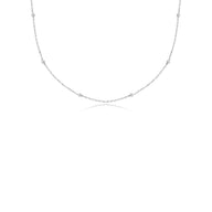 Sphere Chain Necklace (Silver)