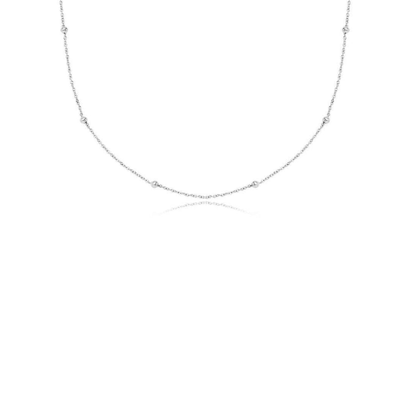 Sphere Chain Necklace (Silver)