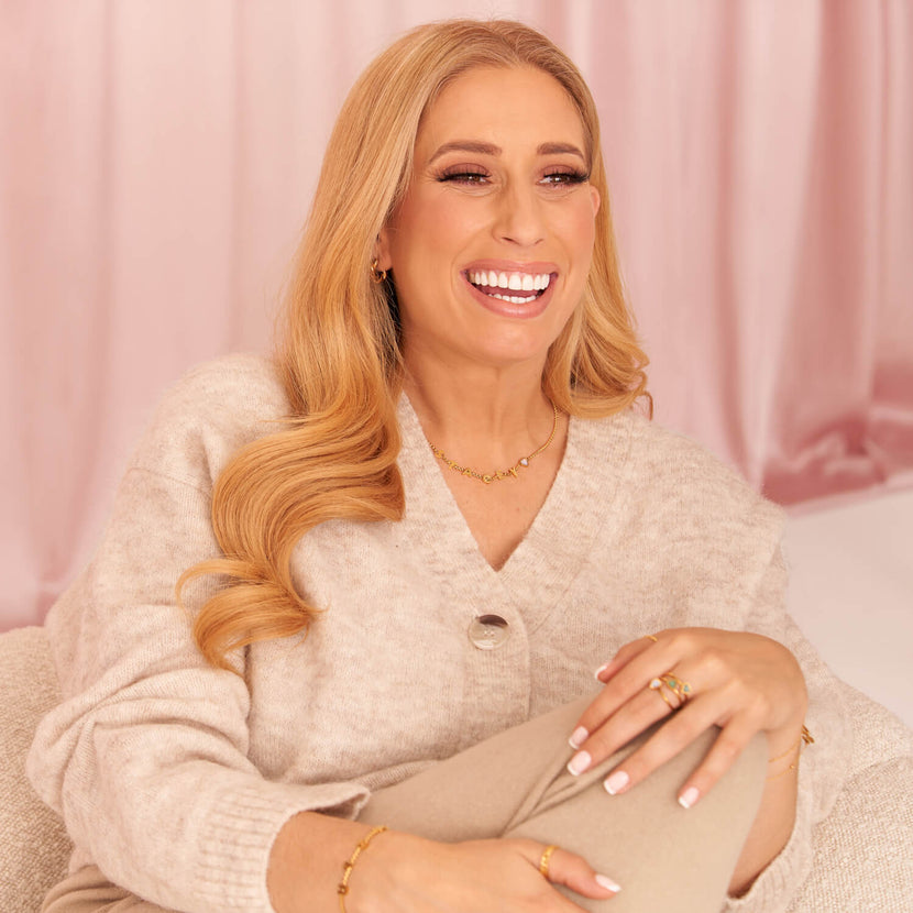 Custom Name Bracelet (Gold) - test for new charms