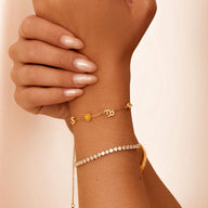 test Charm Builder Bracelet (Gold)