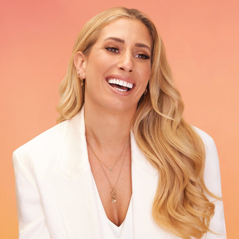 Stacey's Stories Script Initial Pendant (Gold)