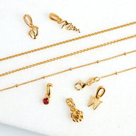 Stacey's Stories Initial Pendant (Gold)