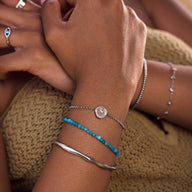 Talisman Moon Coin Bracelet (Silver)