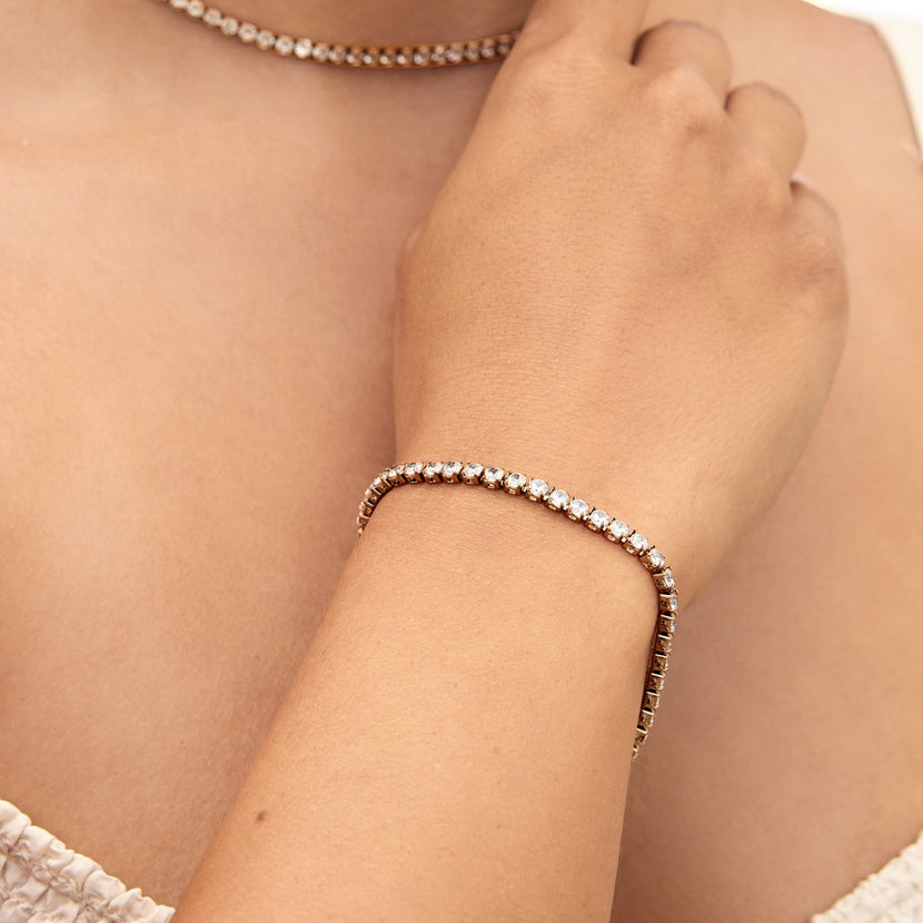 Tennis Bracelet (Rose Gold)