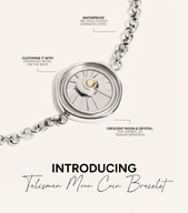 Talisman Moon Coin Bracelet (Silver)