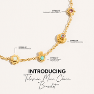 Talisman Mini Charm Bracelet (Gold)