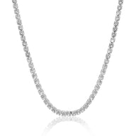 Tennis Necklace (Silver)