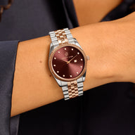 Two Tone Mocha Belgravia 36 Watch