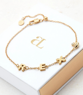 Custom Name Bracelet (Gold) (Copy)