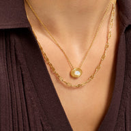 Vintage-Inspired Necklace Set (Gold)