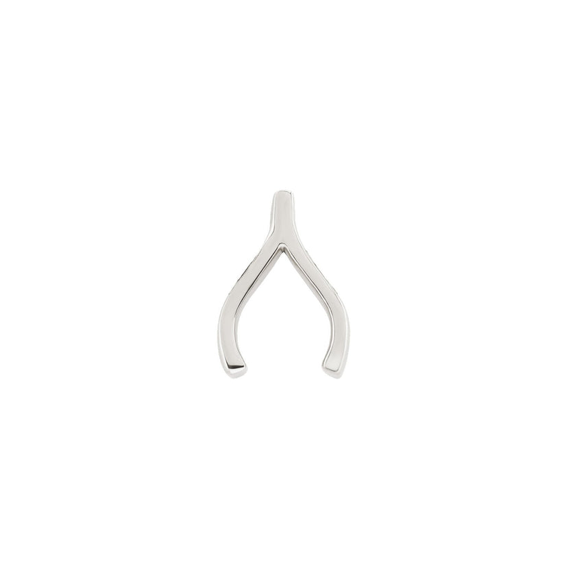 Made Mine Charms - Wishbone Charm (Silver)