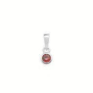 Stacey's Stories Birthstone Pendant (Silver)