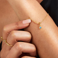 Stacey's Stories Birthstone Pendant (Gold)