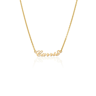 Carrie Name Necklace (Gold)