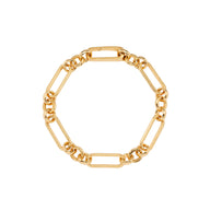 Figaro Chain Bracelet (Gold)