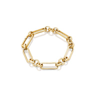 Figaro Chain Bracelet (Gold)