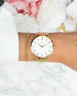 Gold Kensington Link 40 Watch