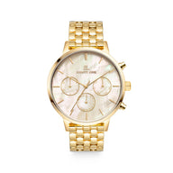 Gold Pearl Link Nueva 40 Watch