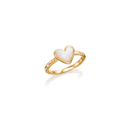 Heart Moonstone Ring (Gold)