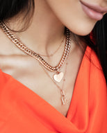 Initial Necklace (Rose Gold)