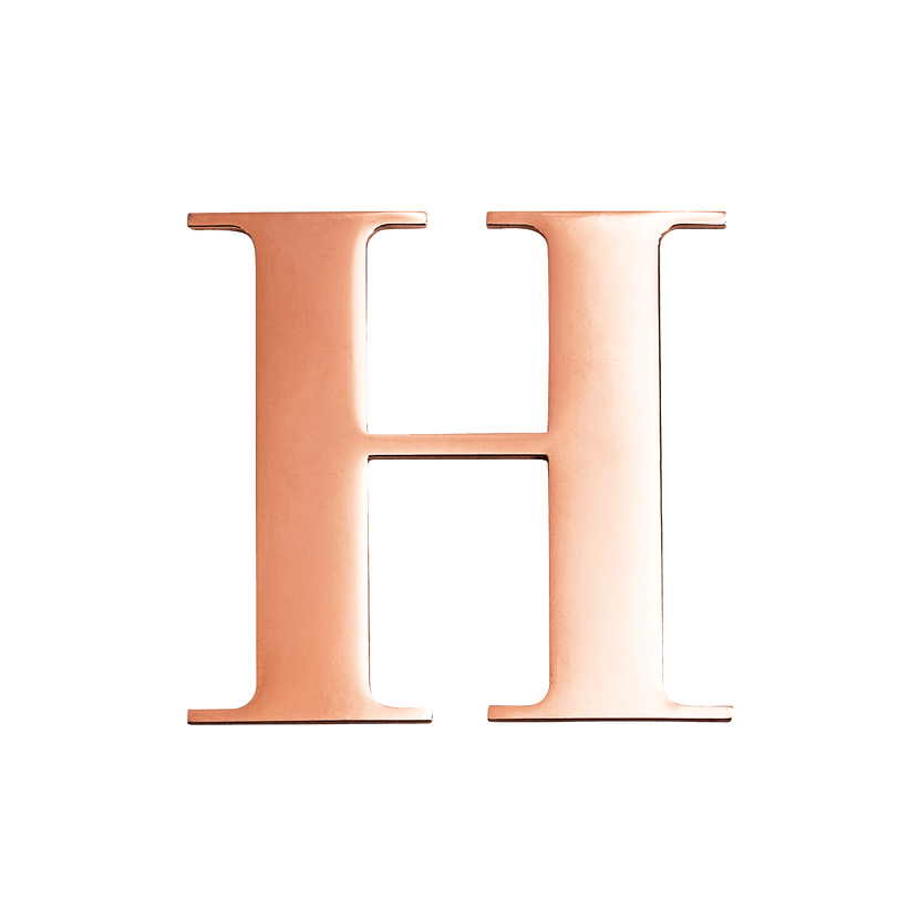 Large Metal Letters - Silver