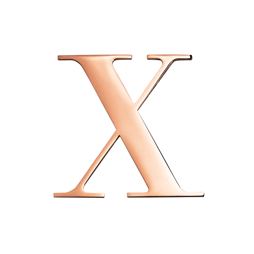 Large Metal Letters - Silver