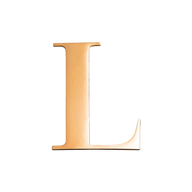 Large Metal Letters - Silver