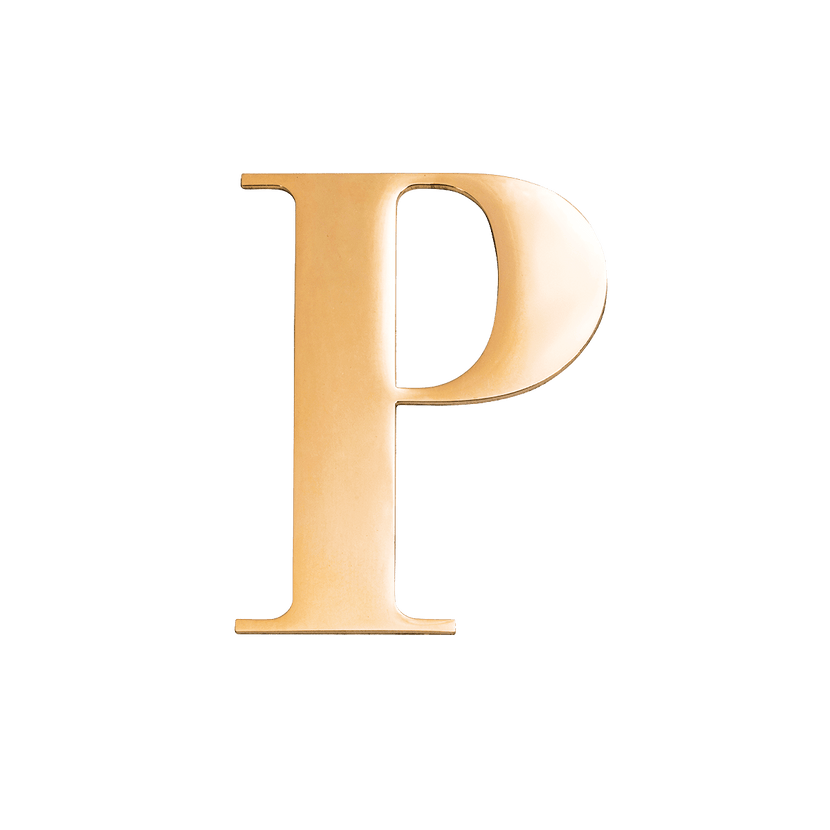 Large Metal Letters - Silver